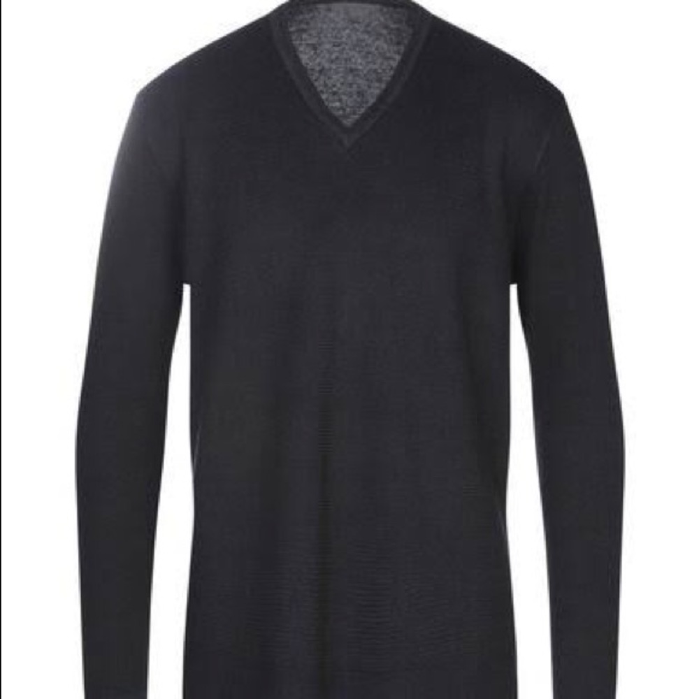 John Varvatos Lightweight  Linen V-Neck Sweater